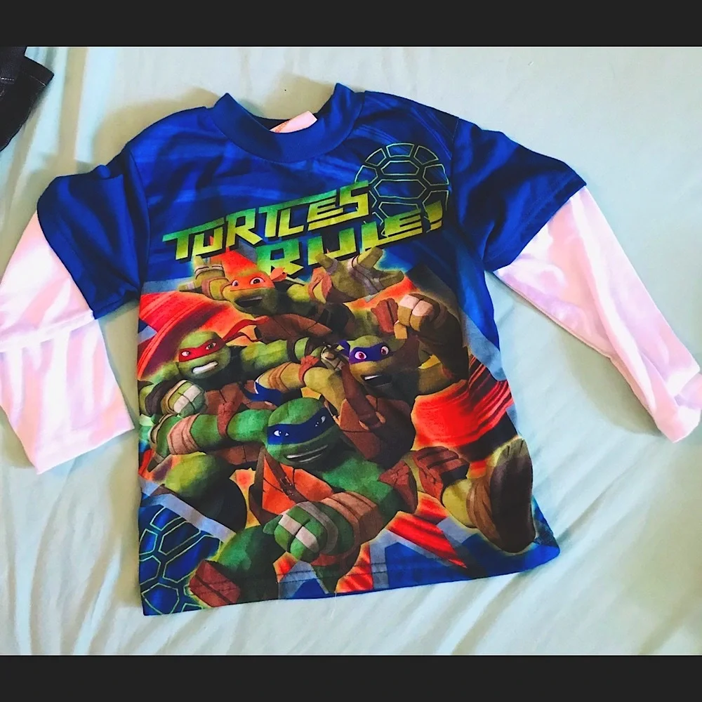 TMNT Retro Nickelodeon Pajama Top 2015 Retro Unique Teenage Mutant Ninja Turtles